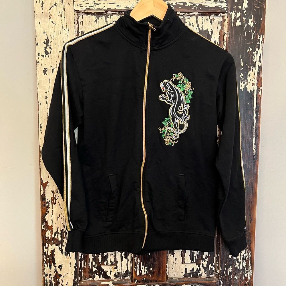 NWOT Boys Large 14-16 embroidered Panyc panther jacket.